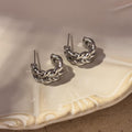Collyns Interlaced Hoop Earrings - Silver [DXT8B6S9]