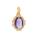 Birthstone Pendant Necklace - February Pendant [GZQHKROM]