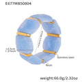 Alianny Irregular Resin Bracelet - Blue Bracelet [CV8WB2VU]