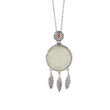 Leila Jade Dreamcatcher Pendant