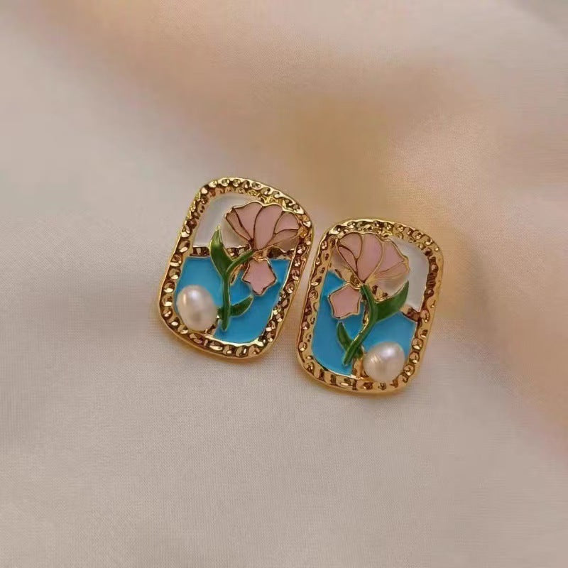 Brennan Baroque Pearl Stud Earrings - Style 7 [UOI76VLU]
