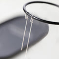 Adhya Dainty Threader Earrings - Silver [IBMGTD3H]