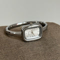 Elegant Bracelet Watch - Silver Band with White Face [E6NHH2EJ]