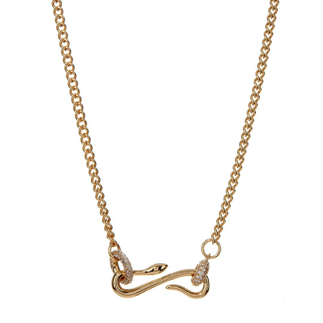 Vintage Snake Pendant Necklace - Snake Necklace [ESBJYDTO]