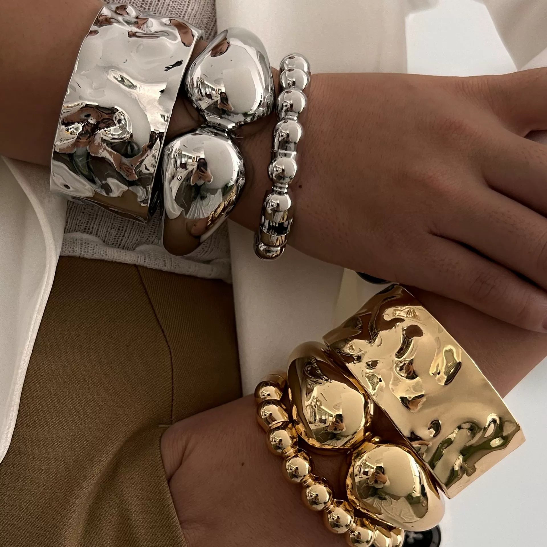 Rue Sculptural Bracelets