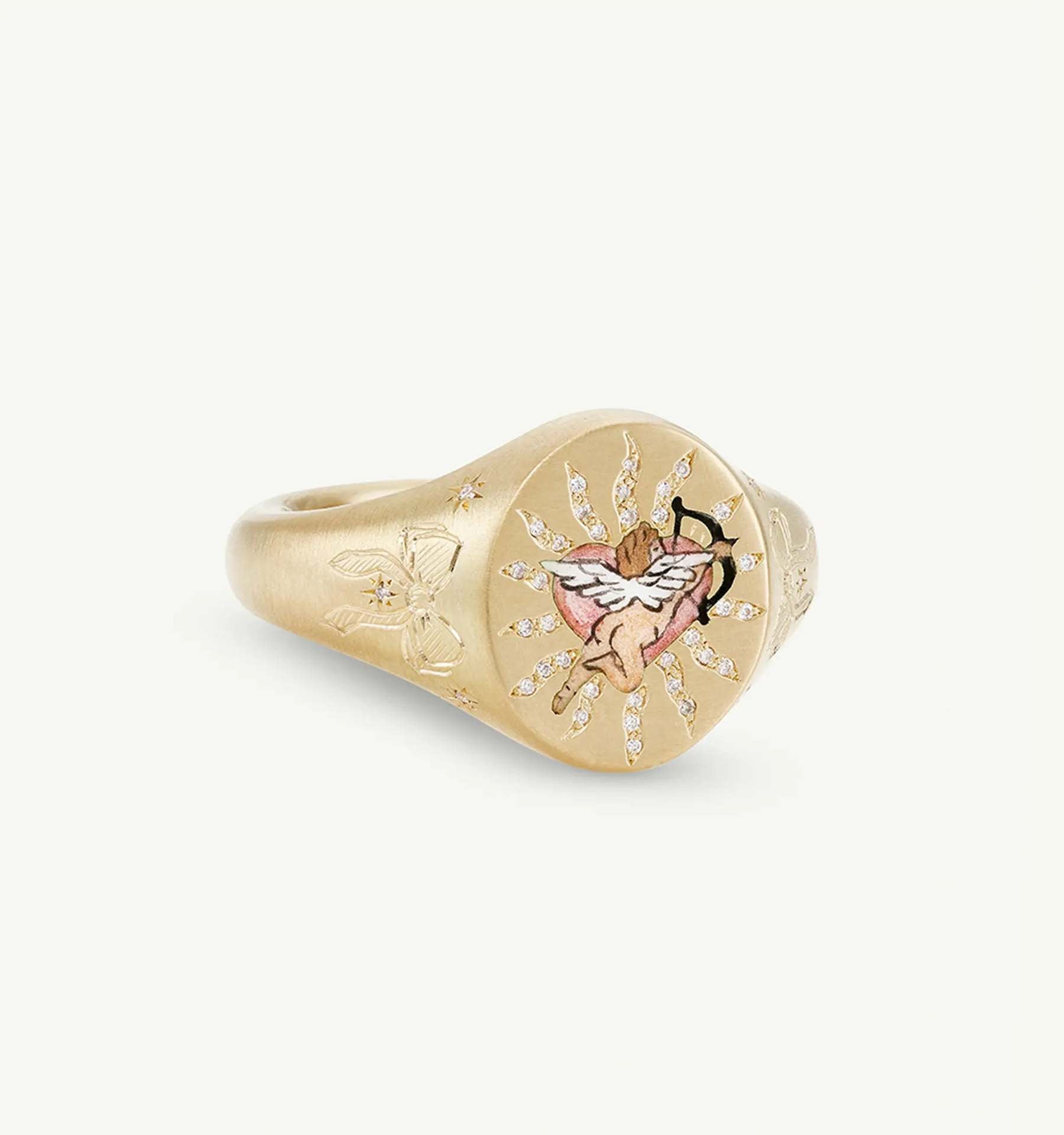 Cristel Adjustable Motif Rings - Cupid Ring [IFDZC7FW]