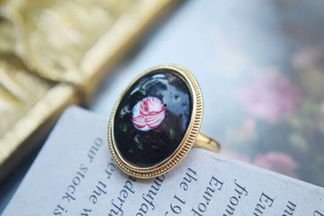 Isabella Midnight Rose Vintage Ring