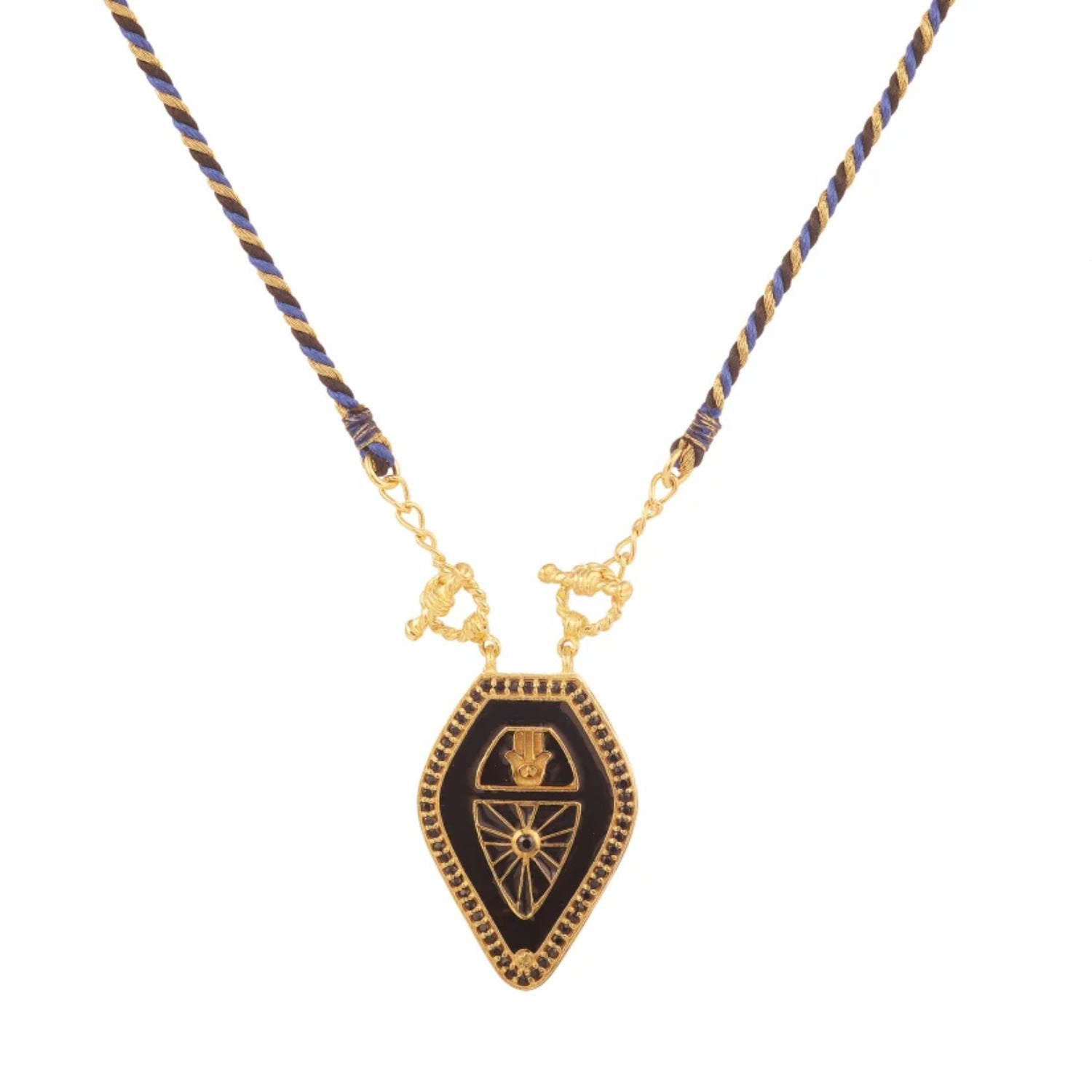 Tarot Card Pendant Necklace - Black Necklace [F5YZZU0O]
