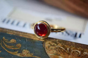 Dragon Simple Halo Vintage Ring