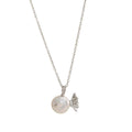 Baroque Pearl Fish Pendant Necklace - Silver Fan-tail Fish [ZHRA2RA4]