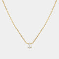 Layered Dainty Pendant Necklace - Gold Single Teardrop Necklace [5208A3PJ]