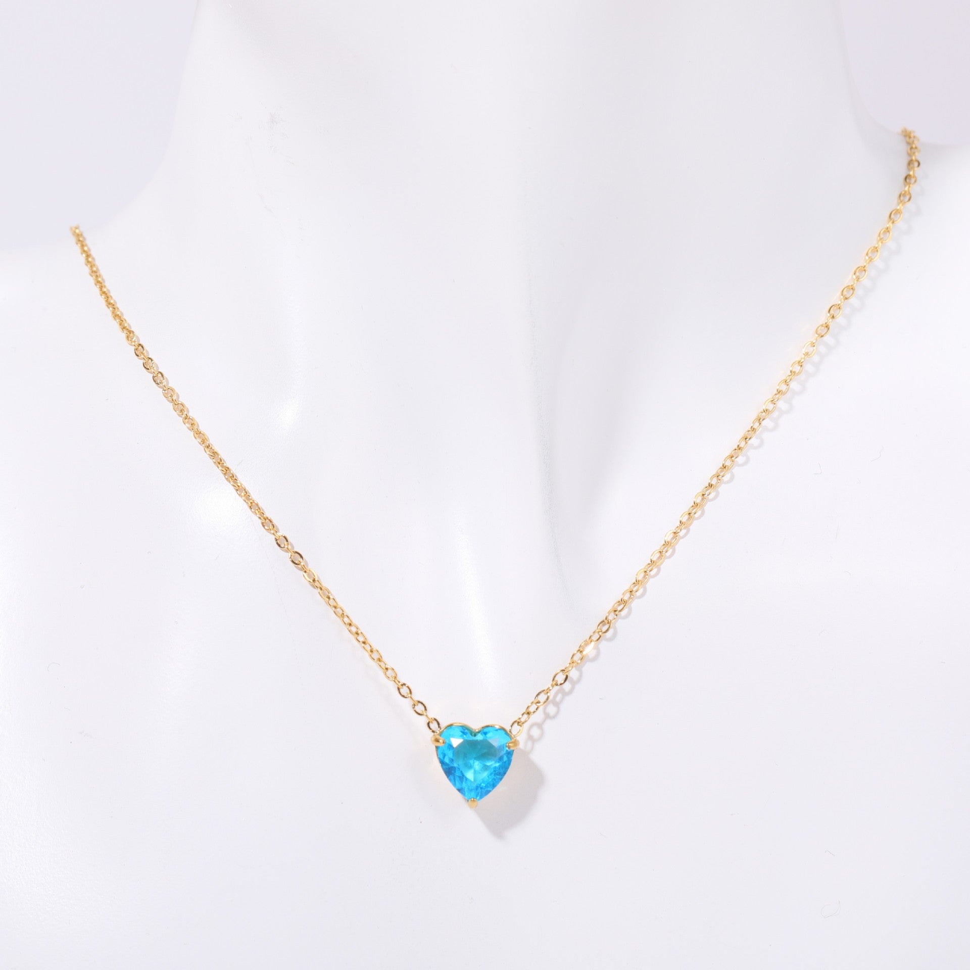 Maryella Birthstone Love Necklace - December [J8ZVM2D5]