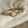 Retro Square Dial Watch - Gold Strap Gold Dial (Arsenal) [5UE6OLX4]