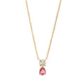 Birthstone Pendant Necklace - July (Clear) [UEWIER1Y]