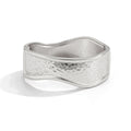 Alexie Textured Cuff Bracelet - Silver (2821) [M20QRPFI]