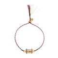 Elouise Gilded Tarot Pendants - Pink Green Bracelet [DZ9ITCE2]