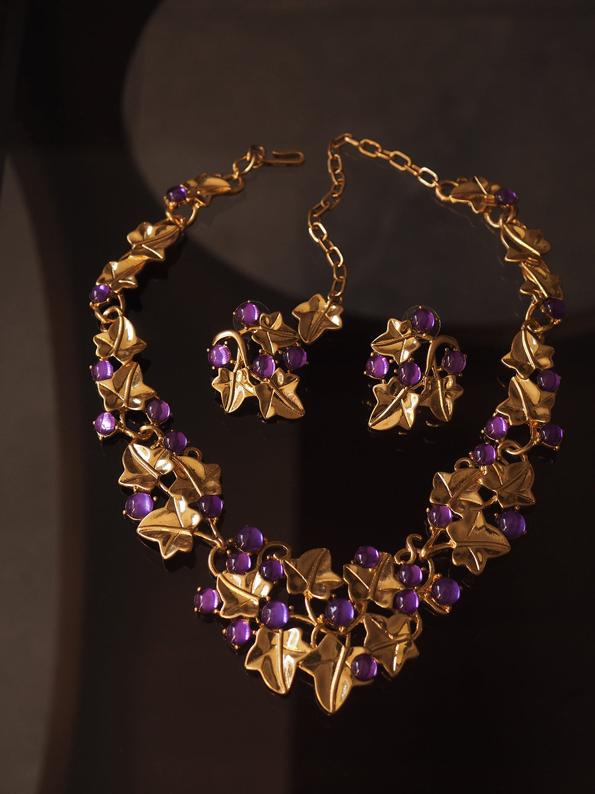 Viana Grape Amethyst Necklace