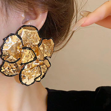 Kiara Oversized Floral Earrings