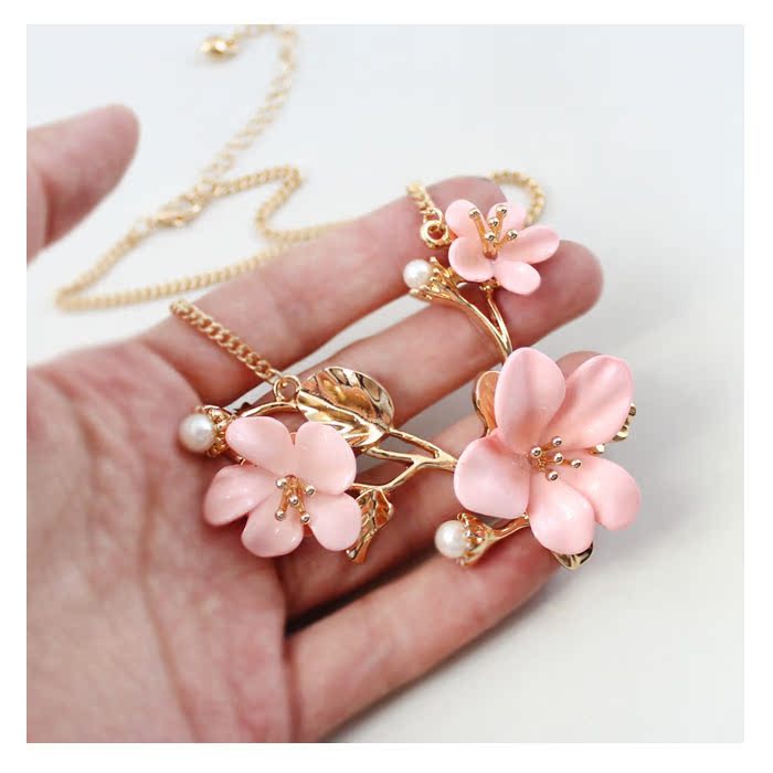 Lily Blossom Pendant Necklace