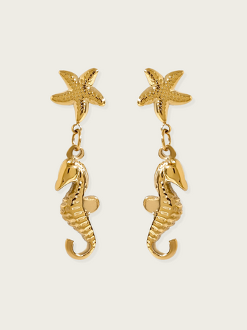 Joie Starfish & Seahorse Drop Earrings