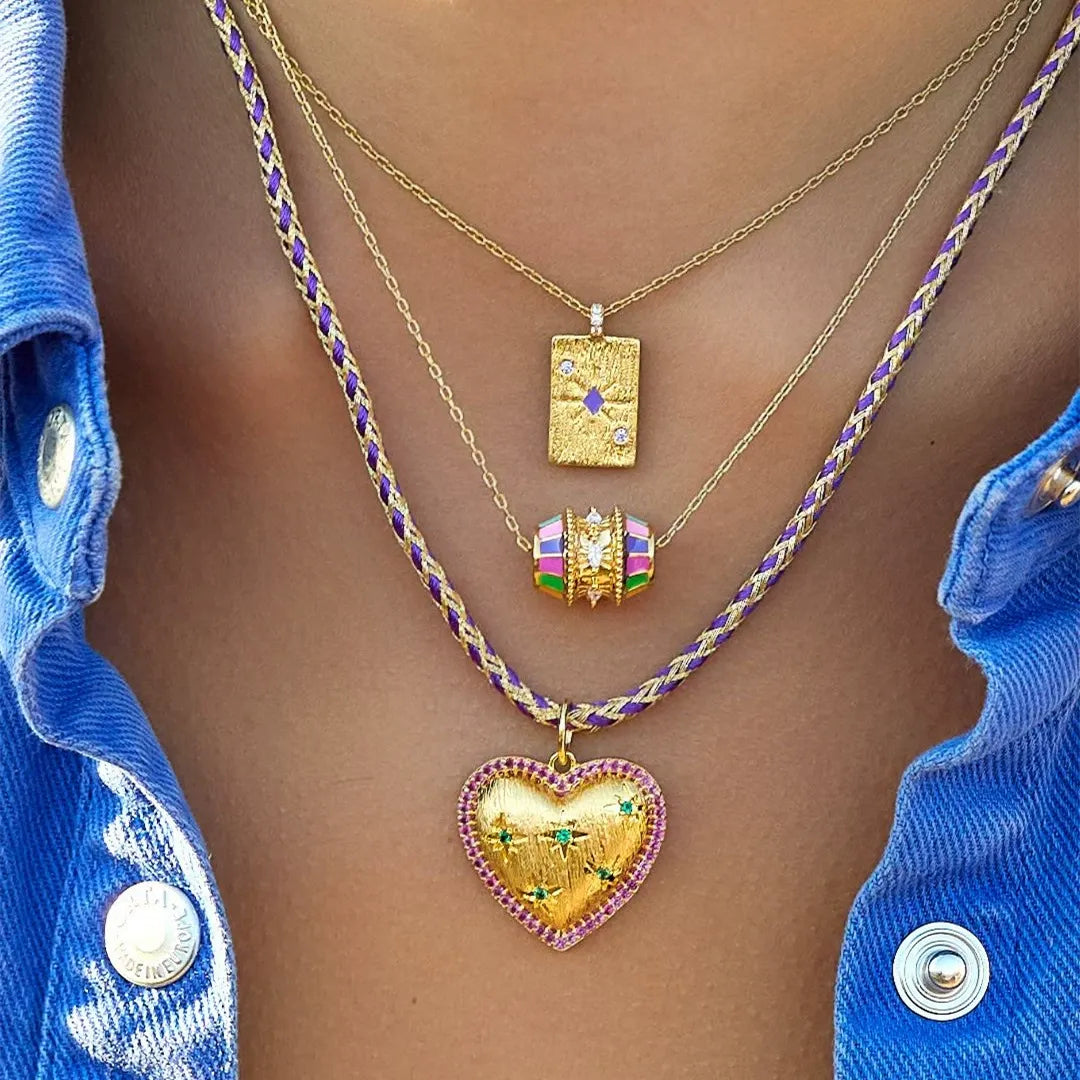 Keren Color Gem Statement Necklaces