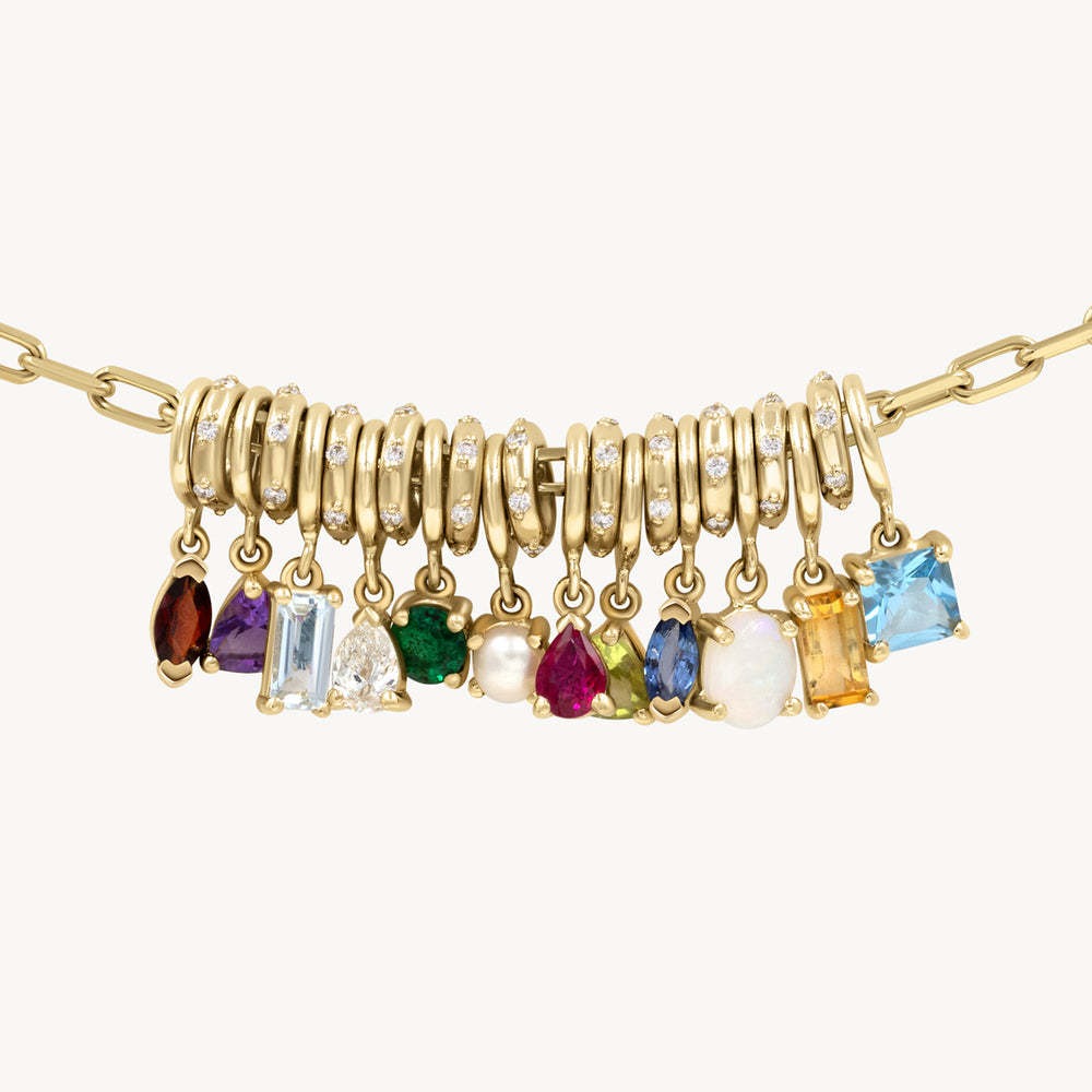 Janiyla Dainty Birthstone Pendant