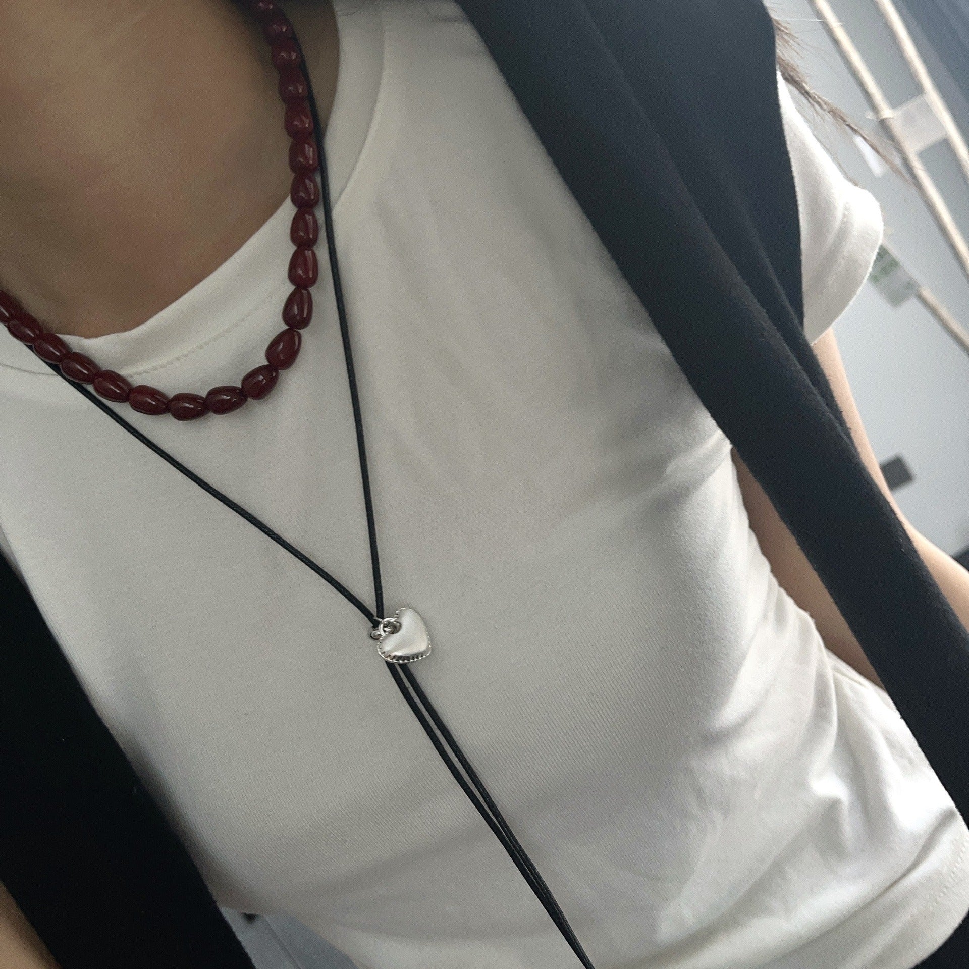 Odessa Brushed Pendant Necklace