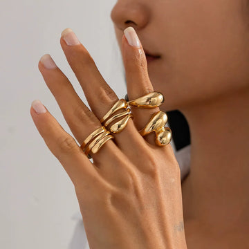 Zalia 4 Piece Ring Set
