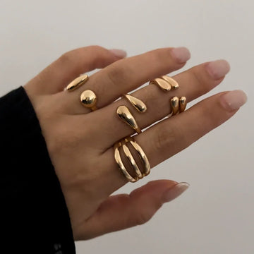 Sunnie 4 Piece Ring Set