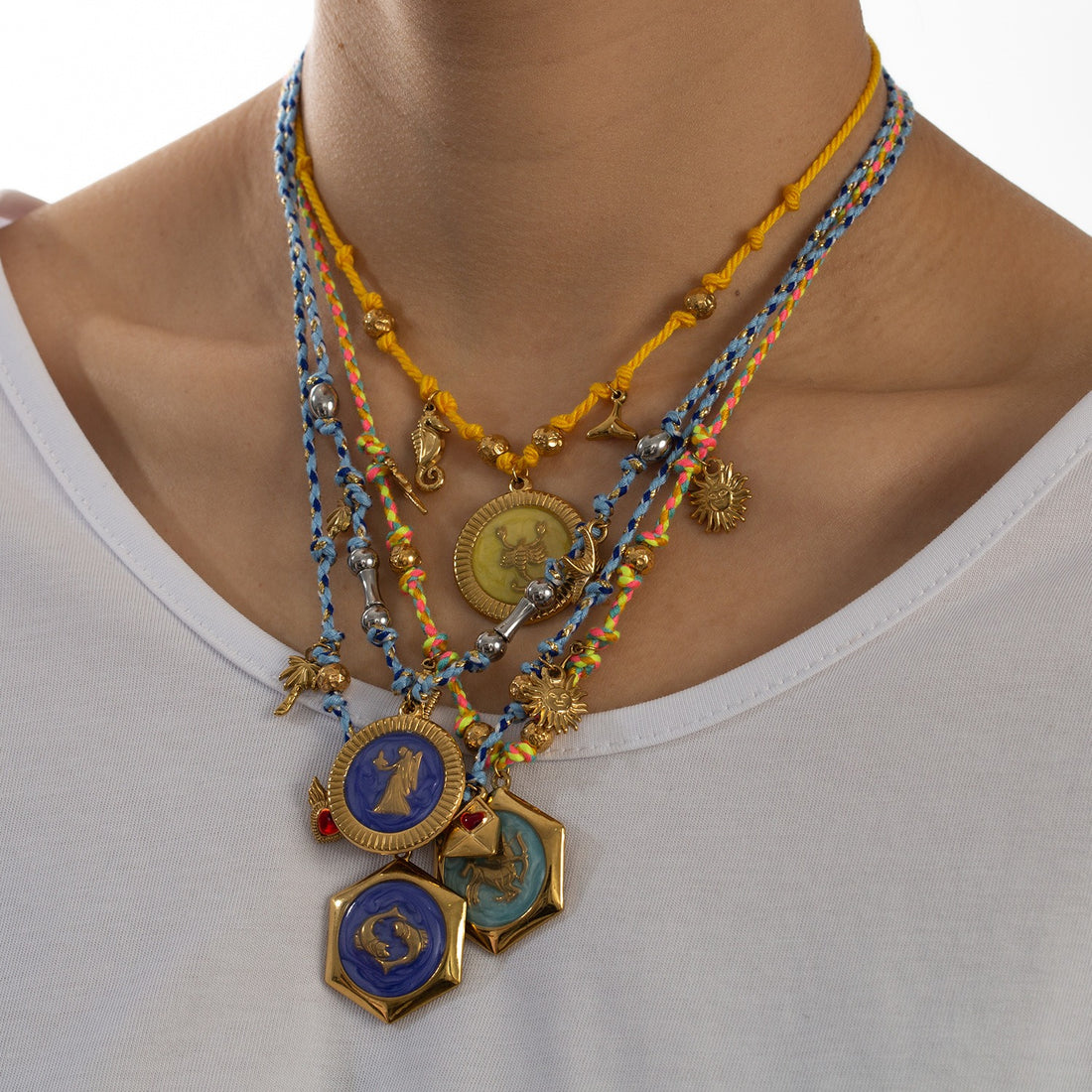 Cesia Zodiac Sign Charm Necklace