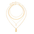 Missy Jewelry - Aaliah Layered Cross Medallion Necklace