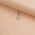 Missy Jewelry - Aamiyah Pearl Y-Shape Gold Necklace