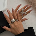 Missy Jewelry - Aasiyah Irregular Butterfly Ring Set