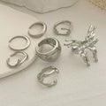 Missy Jewelry - Aasiyah Irregular Butterfly Ring Set