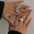 Missy Jewelry - Aasiyah Irregular Butterfly Ring Set