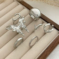 Missy Jewelry - Aasiyah Irregular Butterfly Ring Set