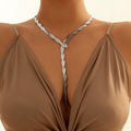 Missy Jewelry - Adeena Braided Lariat Chain Necklace