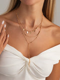 Missy Jewelry - Alorah Layered Tassel Necklace Set