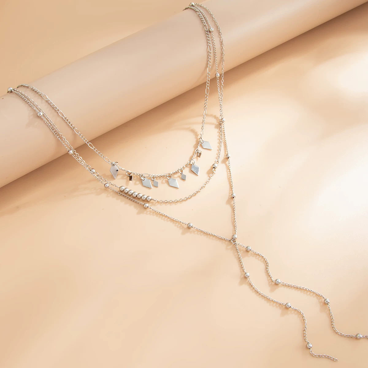 Missy Jewelry - Alorah Layered Tassel Necklace Set