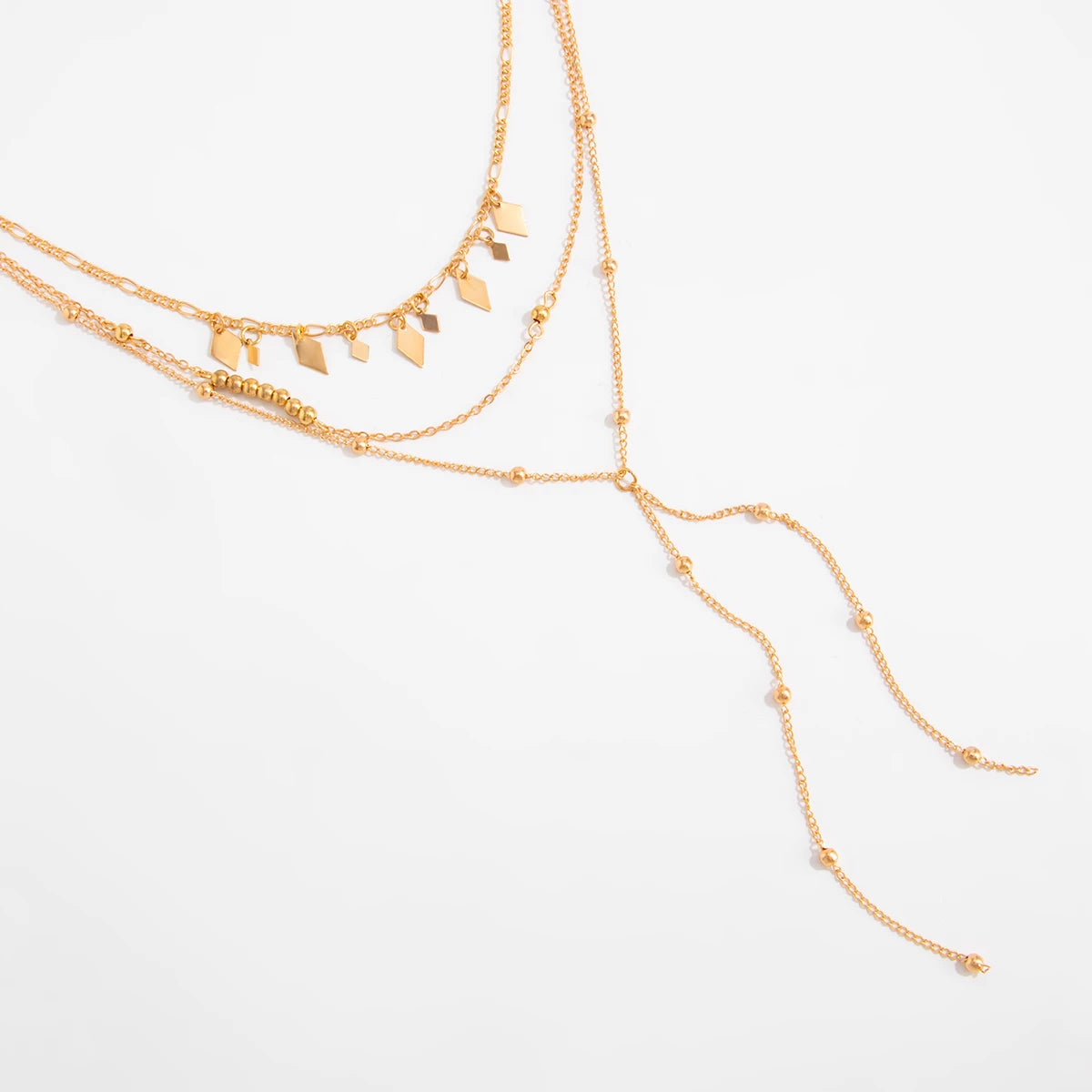 Missy Jewelry - Alorah Layered Tassel Necklace Set