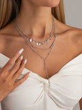 Missy Jewelry - Alorah Layered Tassel Necklace Set
