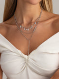 Missy Jewelry - Alorah Layered Tassel Necklace Set