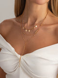 Missy Jewelry - Alorah Layered Tassel Necklace Set