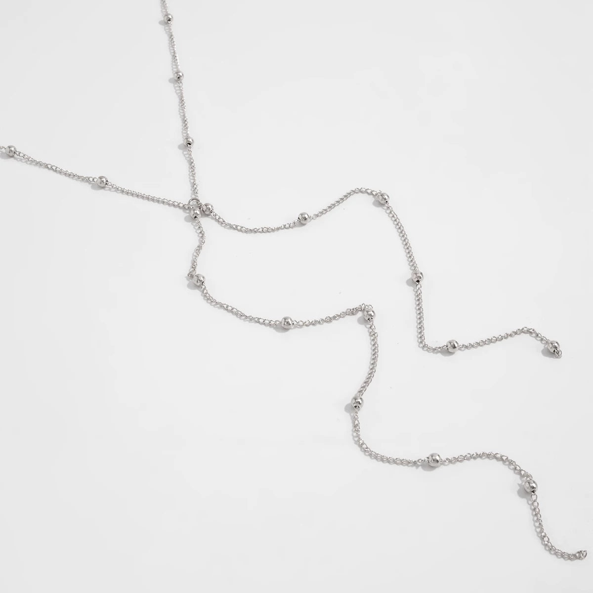 Missy Jewelry - Amaiah Dainty Bead Lariat Necklace