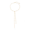 Missy Jewelry - Amaiah Dainty Bead Lariat Necklace