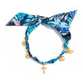 Missy Jewelry - Amarah Floral Scarf Charm Necklace