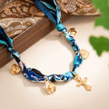 Missy Jewelry - Amarah Floral Scarf Charm Necklace