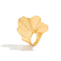 Missy Jewelry - Ashanti Sculptural Pleated Statement Ring - Gold Color