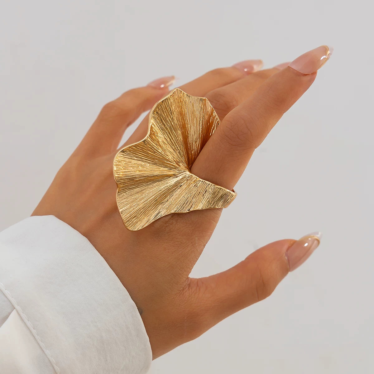 Missy Jewelry - Ashanti Sculptural Pleated Statement Ring