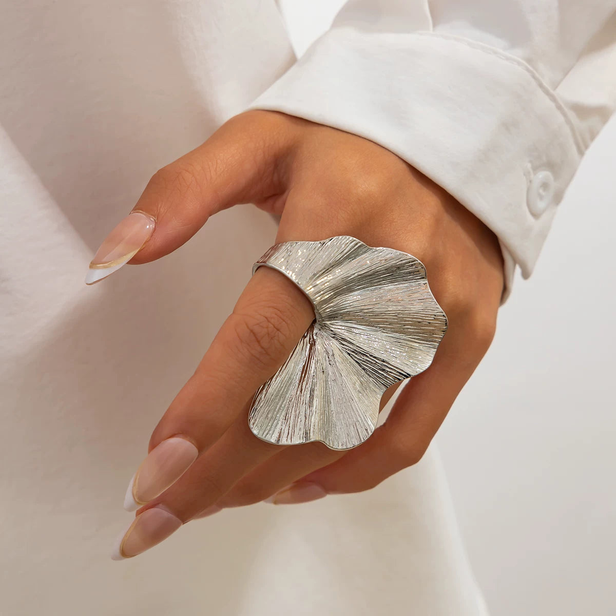 Missy Jewelry - Ashanti Sculptural Pleated Statement Ring